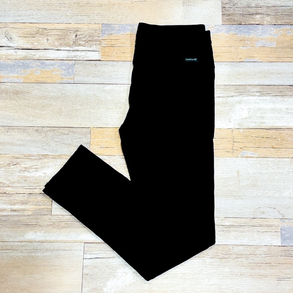 SANCTUARY Black high-rise pull-on jeggings | Stretch denim slim‎ fit | Medium *